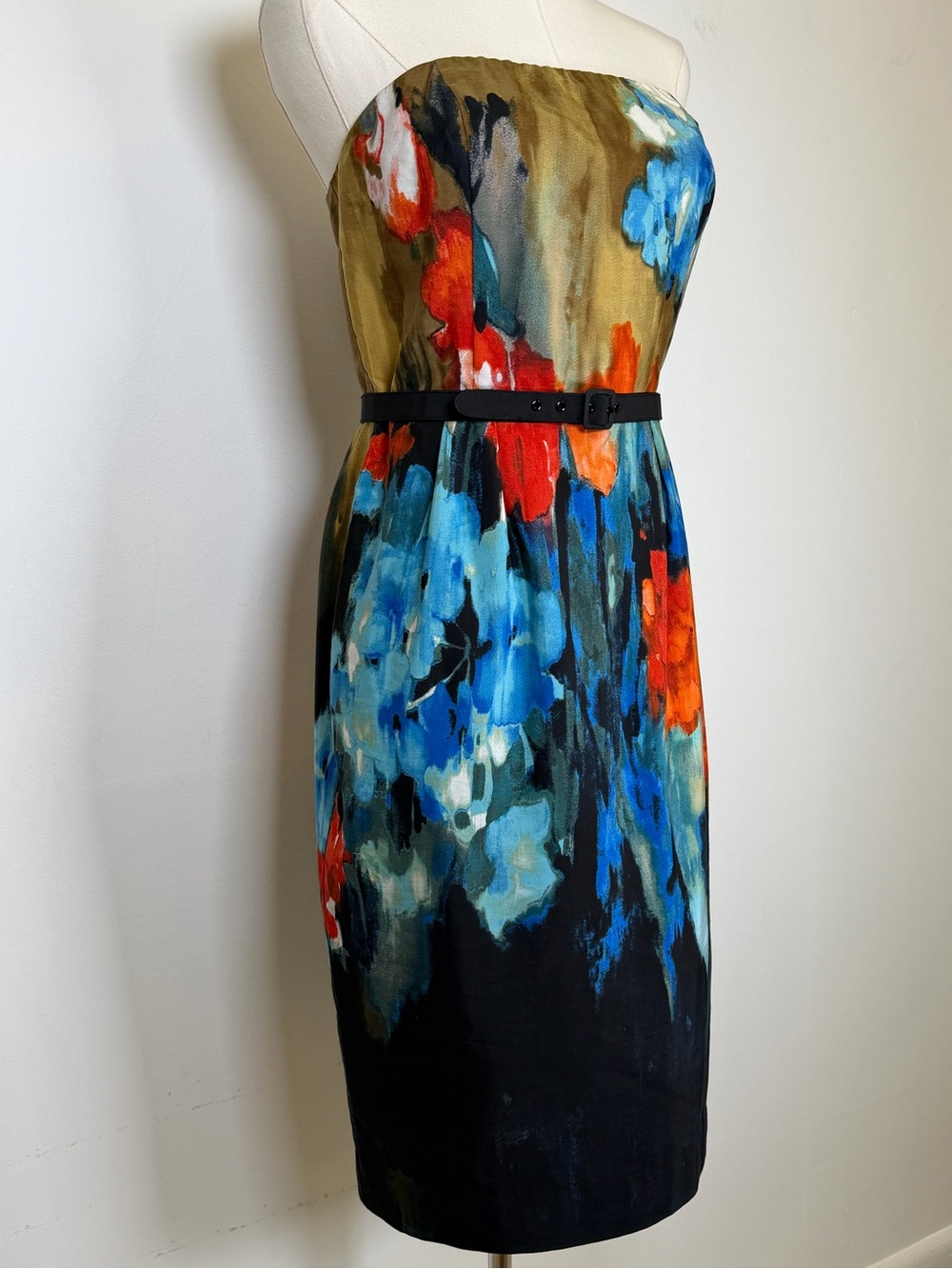Anthropologie By Moulinette Soeurs ‘Splashed Palette’ Silk Blend Sheath Womens 6 - Picture 6 of 17